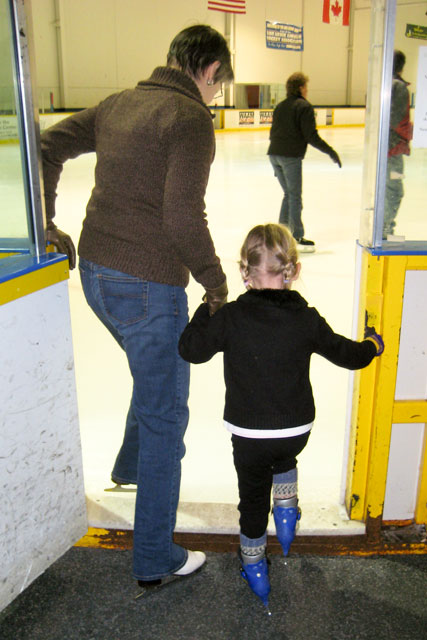 First Steps Onto The Rink