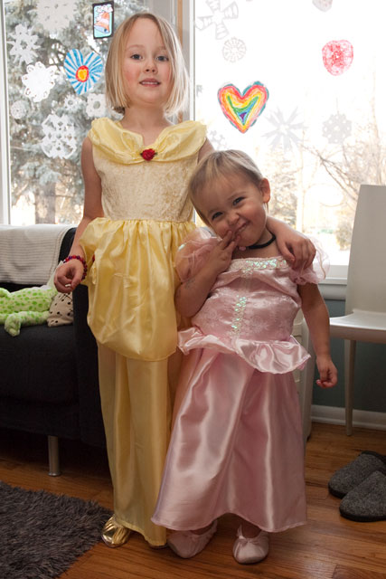 Yellow And Pink Princesses