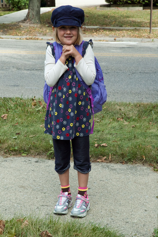 2nd Day Of Kindergarten; Waiting For The Bus